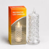 Led Crystal Candles (Set of 2)