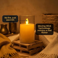 Flickering LED Candle (Pack of 3)