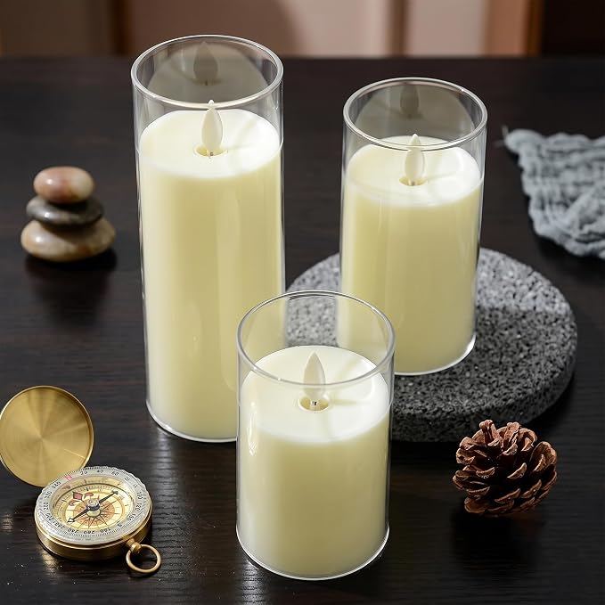 Flickering LED Candle (Pack of 3)
